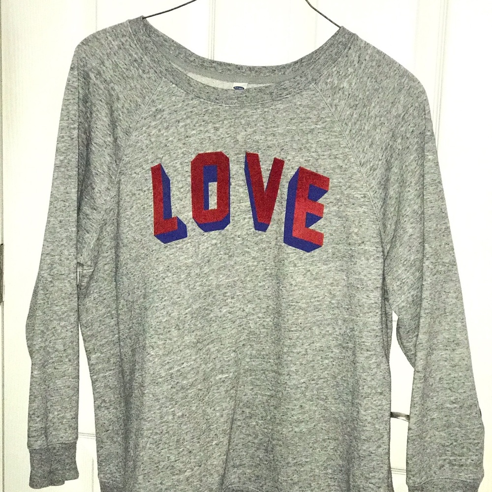 Old Navy LOVE Crewnwck